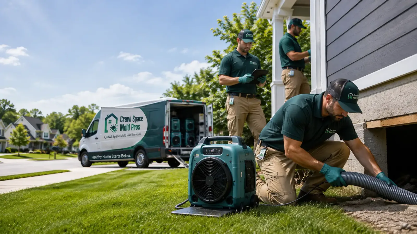 Crawl Space Mold Removal in Columbia Falls, ME